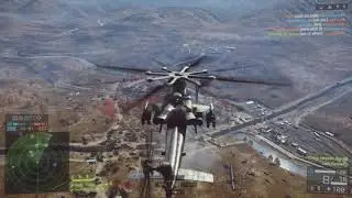 BF4: Flawless Attack Helicopter Team on Caspian Border 96 Kills (German/Turkish)