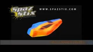 Spaz Stix Paint - Fireball Orange Fluorescent & Electric Blue Fluorescent
