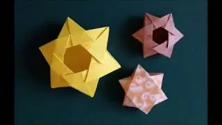 Origami boite &eacute;toile n&deg;2
