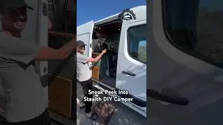 Sneak Peek into DIY Stealth Camper Van