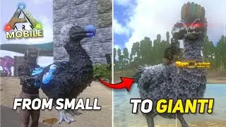 HOW TO MAKE GIANT DODO IN ARK MOBILE! | TIPS AND TRICK ARK MOBILE!