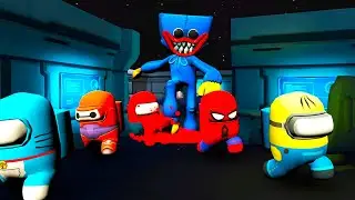 ХАГГИ ВАГГИ СЪЕДАЕТ ВСЕХ АМОГУСОВ В МИРЕ / Huggy Hide 'N Seek Playtime!