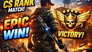 &ldquo;CS Rank mein entry, victory meri identity 🔥👑&rdquo;&ldquo;Clutch mode ON 💥 CS Rank DOMINATED!