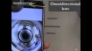 Stick-on lens gives your phone peripheral vision
