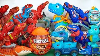 Jurassic World Unboxing Review ASMR | Hotwhel Trex Allosaurus Smasher Dino Triceratops Spinosaurus