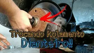 Trocando rolamento dianteiro Fusca