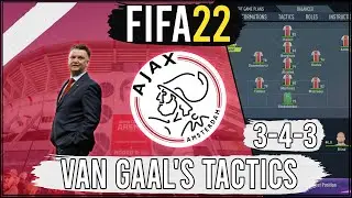 Recreate Louis van Gaal's 3-4-3 Ajax Tactics in FIFA 22 (94/95) | Custom Tactics Explained