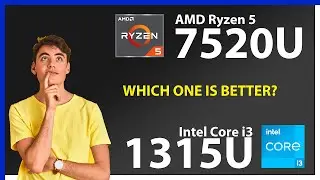 AMD Ryzen 5 7520U vs INTEL Core i3 1315U Technical Comparison