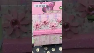 Baby Pink Grid 💞🌸Asmr Journal #scrapbookingwithmecrafts #babypink #journalhaul #design