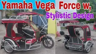 Yamaha Vega Force с уникальной открытой задней частью и сидением Orly Sidecar