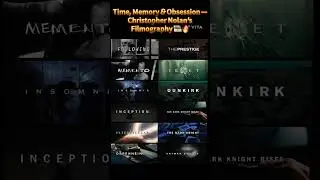 Christopher Nolan Doesn&rsquo;t Tell Stories &mdash; He Bends 🕰️ #viral #youtubeshorts #shortvideo #shorts
