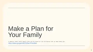 Creating a Family Emergency Plan, Marilyn Burns (N7MSB) | Idaho ERC Net, Sept 3, 2025