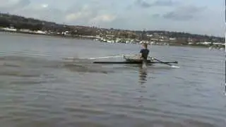 single sculler start