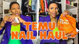 TEMU PRESS ON NAIL HAUL С КОДОМ СКИДКИ