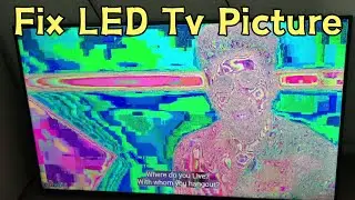 LED Tv Negative Picture Problem