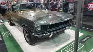 Original Steven McQueen 1968 Bullitt Mustang 559 Under Glass Mecum Auctions MCACN Car Show 2019