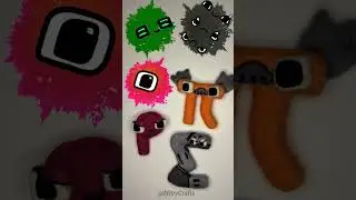 SPLASH TRANSFORMATION Greek Wool Alphabet Lore (N-&Sigma;) #shorts #alphabetlore