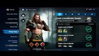 ⚔️ VIKING RISE ⚔️ : : VIKINGS' REIGN 😍 GUNNAR 🤗 Sx ⚔️ BEST PIKEMAN HERO⚔️