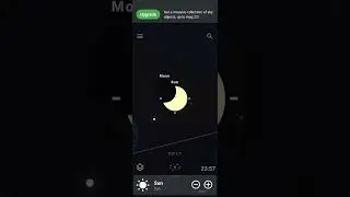 solar eclipse in stellarium on 14 October 2023 at 23:57 indian time #astronomy #stellarium