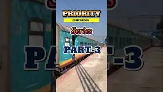 Intercity SF Vs Superfast Vs Intercity exp | Priority Comparison#indianrailways#train#info#intercity