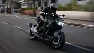 Test ride Kawasaki zh2 top speed + .....