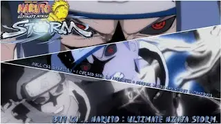 NARUTO:ULTIMATE NINJA STORM! || Full CS2! (CURSED SEAL 2) Sasuke Movesets against on Kakashi Hatake.