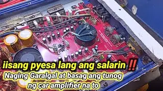 Alpine MRV-F706 car amplifier || basag or garalgal na tunog ,paano ayusin?