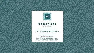 Montrose Square Phase 3 Introduces our 1-bedroom A plan!