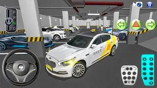 New Sedan Taxi Car Kia K900 in Rest Area -3D Driving Class - Best Android & iOS Gameplay