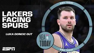LeBron EXHAUSTED & Luka Doncic OUT as the Lakers face the young Spurs 😮&zwj;💨 | NBA Today