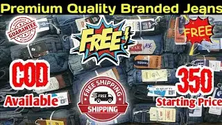 Premium Quality Branded Jeans | First copy Jeans wholesale market In English Starting range @350
