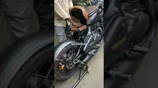 Jawa perak folding seat fixed at @atoz_bikemodifiers