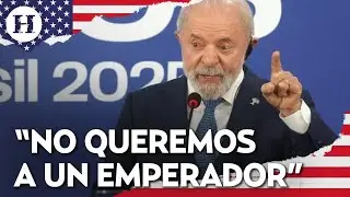 &iquest;Trump amenaza al mundo? Lula da Silva responde a amenaza de aranceles de EU en cumbre de los BRICS