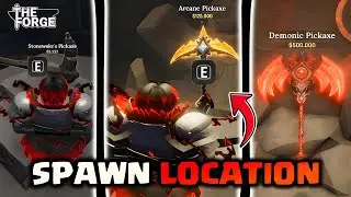 Полное руководство по всем секретным местам появления кирок в Roblox The Forge.