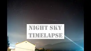 4K Night Sky Timelaplse - Greece