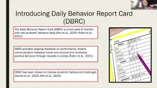 Self-Monitoring /Self Managment Daily Behavior Report Card _November 16, 2025