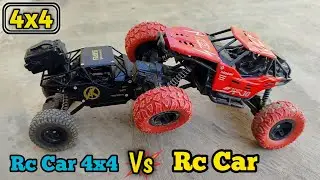 Rc cars Push back Challenge || Rc Car Epic Battle|| rock crawler vs Mirana duster  