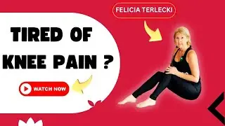 8 Minute Knee Strengthening Exercises For Knee Pain Relief | Felicia Inc