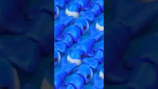 Twiggly Blue Whale 🐳 Quality Fidget Pokcet Toys #toys #3dprinted #whale #fidget