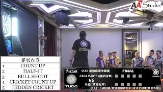 CASA DARTS vs 禾亞 [STAR 最強店家爭霸賽 總決賽] (2024/11/23 STAR懷舊賽 Day.1)