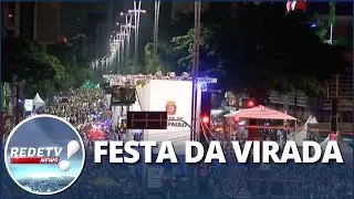 Ano Novo: 2 milhões de pessoas lotaram a Avenida Paulista