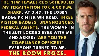 She Booked My Firing For 4:00 PM — By 4:05, Federal Agents Stepped In  | Corporate Revenge