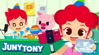 YouTuber | Makeup Artist, Travel Vlog | Job & Occupation Songs | Kids Songs | JunyTony