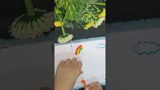 Note Decor/front Page/Creative Idea For Journaling #youtubeshort #colourful