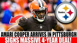 💥 Amari Cooper Arrives in Pittsburgh, Signs Massive Four-Year Deal with Steelers!