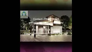 50 X 50 Modern 2 Bedroom East Facing House Plan Video 011 #shorts