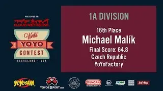 2019World Final 1A 16 Michael Malik WORLD YOYO CONTEST 2019 Presented by Cloud Native Inc WYYC2019