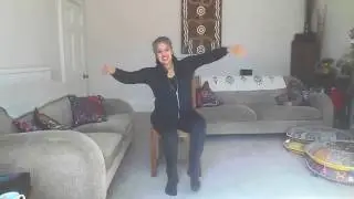 At home seated chair exercises Bollywood Chair Zumba 20 minutes