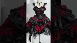 Crow -Twins- Sexy Gothic Lolita JSK, Suspender Skirt and Accessories