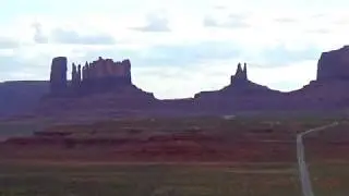 163 North to Mexican Hat, Utah - Forrest Gump Point - May 2019